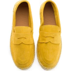 Abarca Shoes Alpargatas De Verano^Mocasín Piel Limon