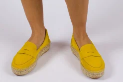 Abarca Shoes Alpargata Mocasín^Mocasín Piel Limon 663