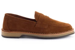 Abarca Shoes Mocasínes^Mocasín Piel Serraje Marron