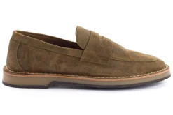 Abarca Shoes Zapatos De Piel^Mocasín Piel Serraje Militar