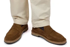 Abarca Shoes Mocasínes^Mocasín Piel Serraje Tierra