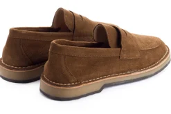 Abarca Shoes Zapatos De Piel^Mocasín Piel Serraje Tierra