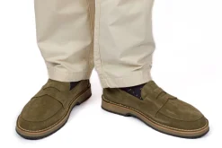 Abarca Shoes Mocasínes^Mocasín Piel Serraje Verde