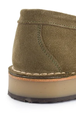 Abarca Shoes Zapatos De Piel^Mocasín Piel Serraje Verde