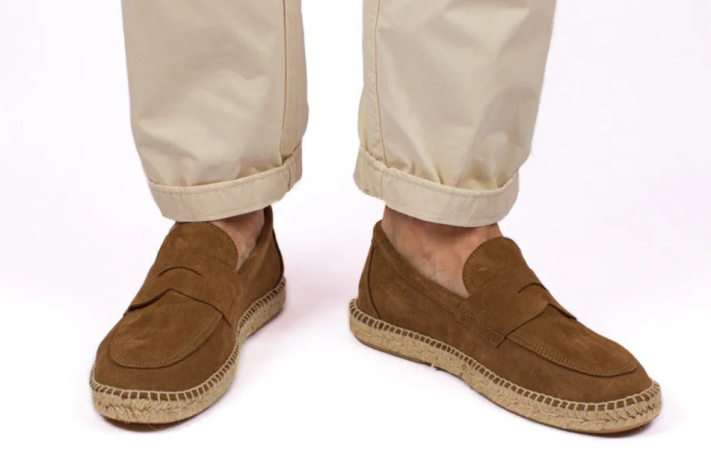 Abarca Shoes Alpargata Mocasín^Mocasín Piel Tierra