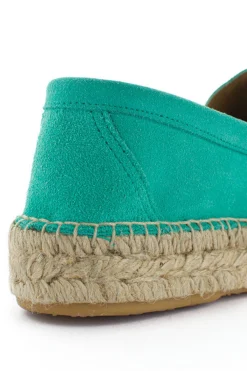 Abarca Shoes Alpargatas De Verano^Mocasín Piel Turquesa