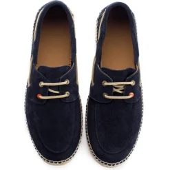 Abarca Shoes Alpargatas Náuticas^Nautico Piel Marino