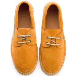 Abarca Shoes Alpargatas De Verano^Nautico Piel Orange