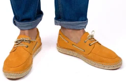 Abarca Shoes Alpargatas De Verano^Nautico Piel Orange