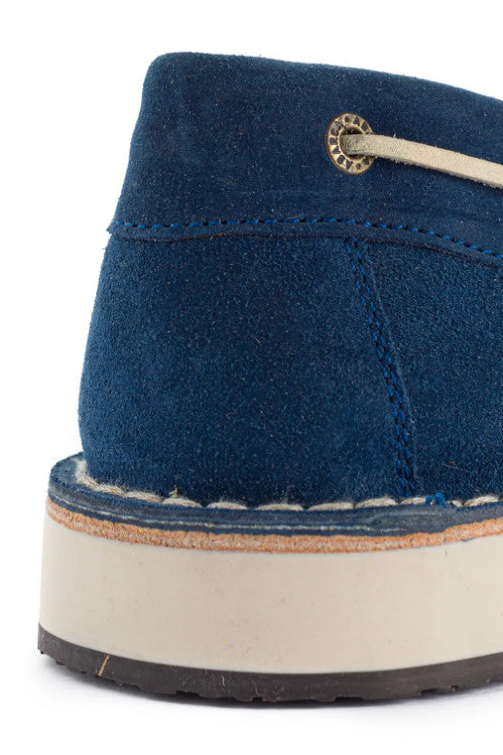 Abarca Shoes Nauticos^Nautico Piel Serraje Azul