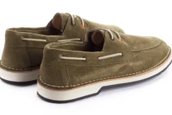 Abarca Shoes Nauticos^Nautico Piel Serraje Verde