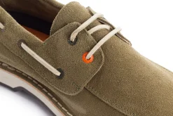 Abarca Shoes Nauticos^Nautico Piel Serraje Verde