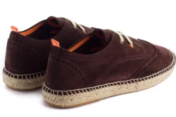 Abarca Shoes Alpargatas De Verano^Oxford Piel Chocolate 438