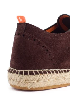 Abarca Shoes Alpargatas De Verano^Oxford Piel Chocolate 438