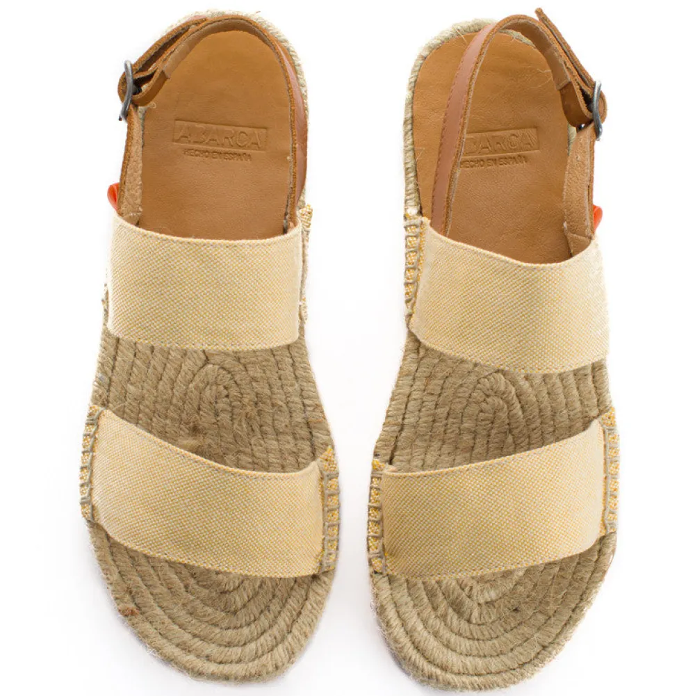 Abarca Shoes Alpargatas De Verano^Pascale Domine Amarillo Sandalias De Yute