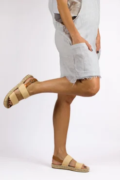 Abarca Shoes Alpargatas De Verano^Pascale Domine Amarillo Sandalias De Yute