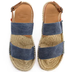 Abarca Shoes Alpargatas De Verano^Pascale Domine Marino Sandalias De Yute