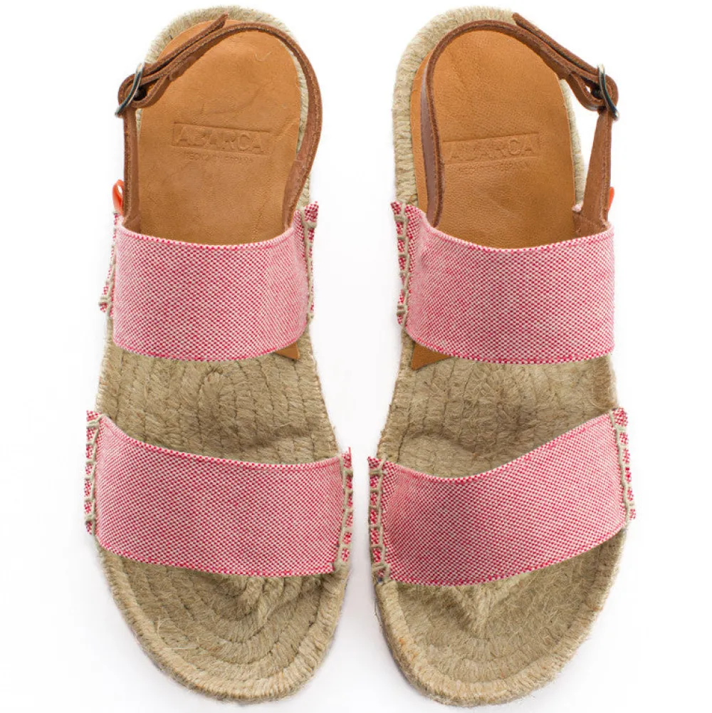 Abarca Shoes Alpargatas De Verano^Pascale Domine Rojo Sandalias De Yute