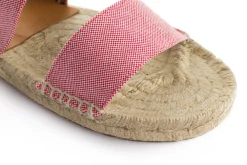 Abarca Shoes Alpargatas De Verano^Pascale Domine Rojo Sandalias De Yute