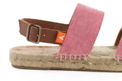 Abarca Shoes Alpargatas De Verano^Pascale Domine Rojo Sandalias De Yute