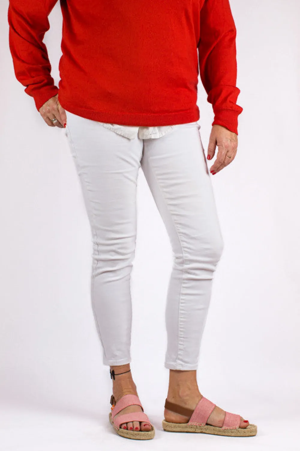 Abarca Shoes Alpargatas De Verano^Pascale Domine Rojo Sandalias De Yute