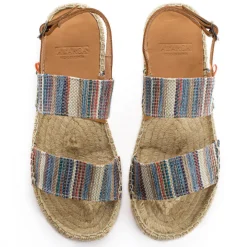 Abarca Shoes Alpargatas De Verano^Pascale Mayoral Azul Sandalias De Yute