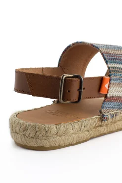 Abarca Shoes Alpargatas De Verano^Pascale Mayoral Azul Sandalias De Yute