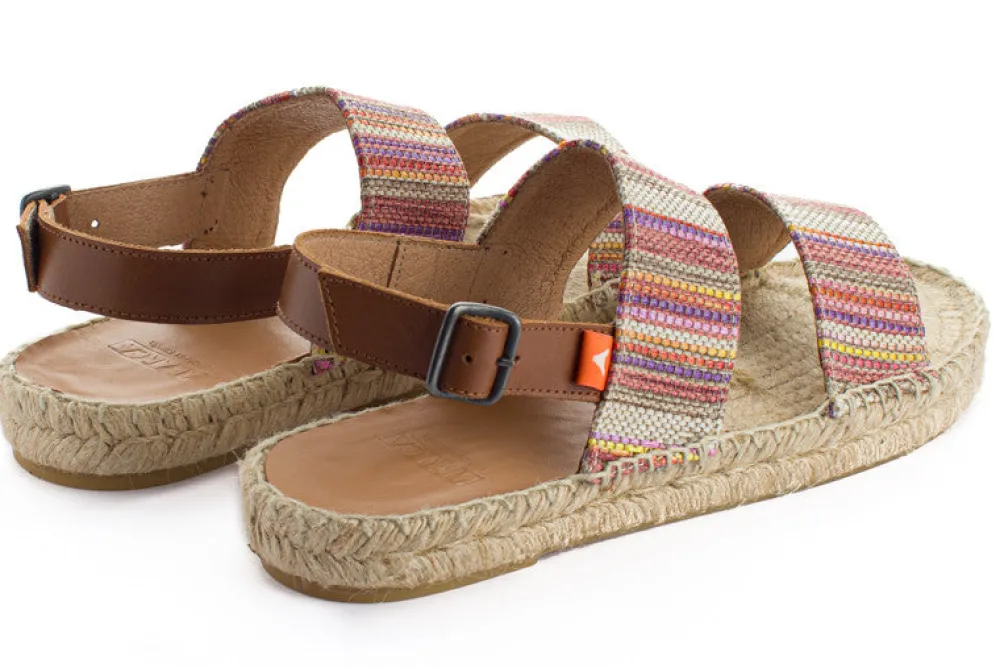 Abarca Shoes Alpargatas De Verano^Pascale Mayoral Naranja Sandalias De Yute