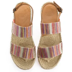 Abarca Shoes Alpargatas De Verano^Pascale Mayoral Naranja Sandalias De Yute