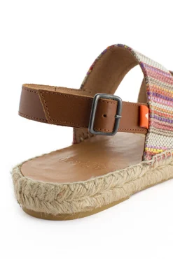 Abarca Shoes Alpargatas De Verano^Pascale Mayoral Naranja Sandalias De Yute