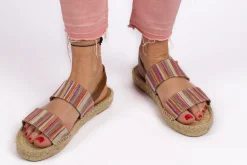 Abarca Shoes Alpargatas De Verano^Pascale Mayoral Naranja Sandalias De Yute