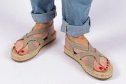 Abarca Shoes Alpargatas De Verano^Sandalia Terra Formentera Panna