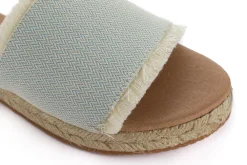 Abarca Shoes Alpargatas De Verano^Sandalias De Yute Santorini Unisex Color Celeste