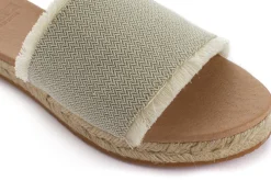 Abarca Shoes Sandalias Yute^Sandalias De Yute Santorini Unisex Color Kaki