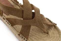 Abarca Shoes Sandalias Yute^Sandalias De Yute Terra Formentera Cuero