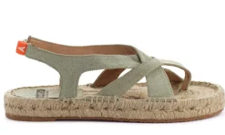 Abarca Shoes Alpargatas De Verano^Sandalias De Yute Terra Formentera Kaki