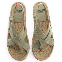 Abarca Shoes Alpargatas De Verano^Sandalias De Yute Terra Formentera Kaki