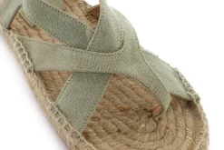 Abarca Shoes Alpargatas De Verano^Sandalias De Yute Terra Formentera Kaki