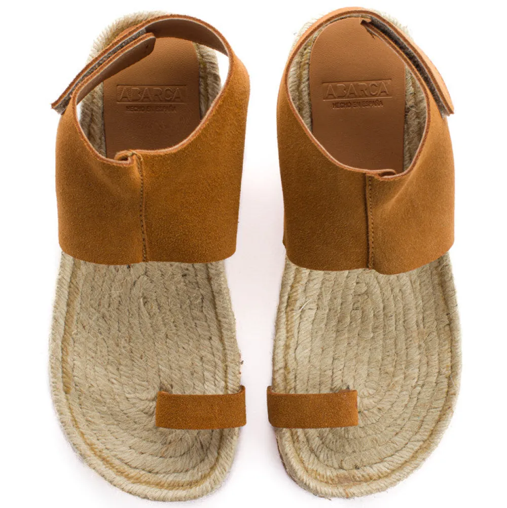 Abarca Shoes Alpargatas De Verano^Sandalias Piel Ibiza Camel