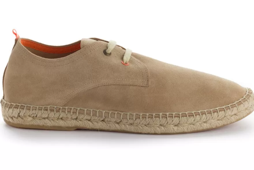 Alpargatas De Verano^Abarca Shoes Blucher Piel Beige 20