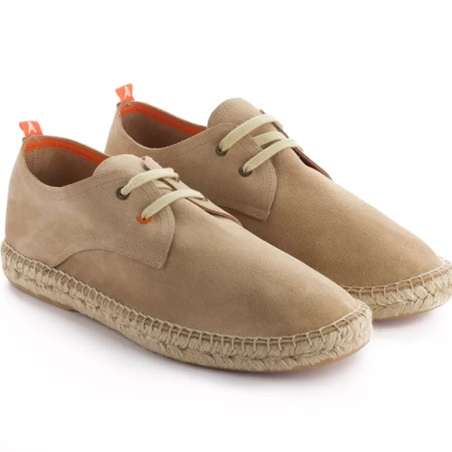 Alpargatas De Verano^Abarca Shoes Blucher Piel Beige 20