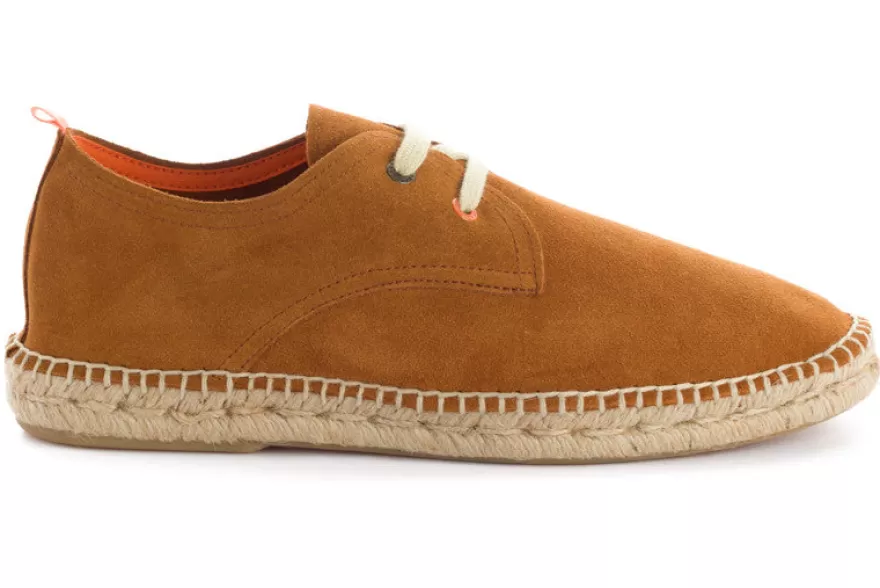 Alpargatas Con Cordones^Abarca Shoes Blucher Piel Camel 270