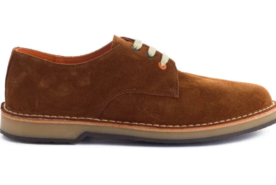 Zapatos Blucher^Abarca Shoes Blucher Piel Serraje Marron