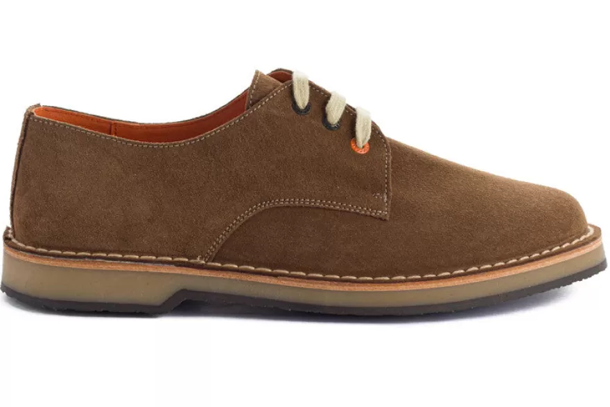 Zapatos Blucher^Abarca Shoes Blucher Piel Serraje Tierra