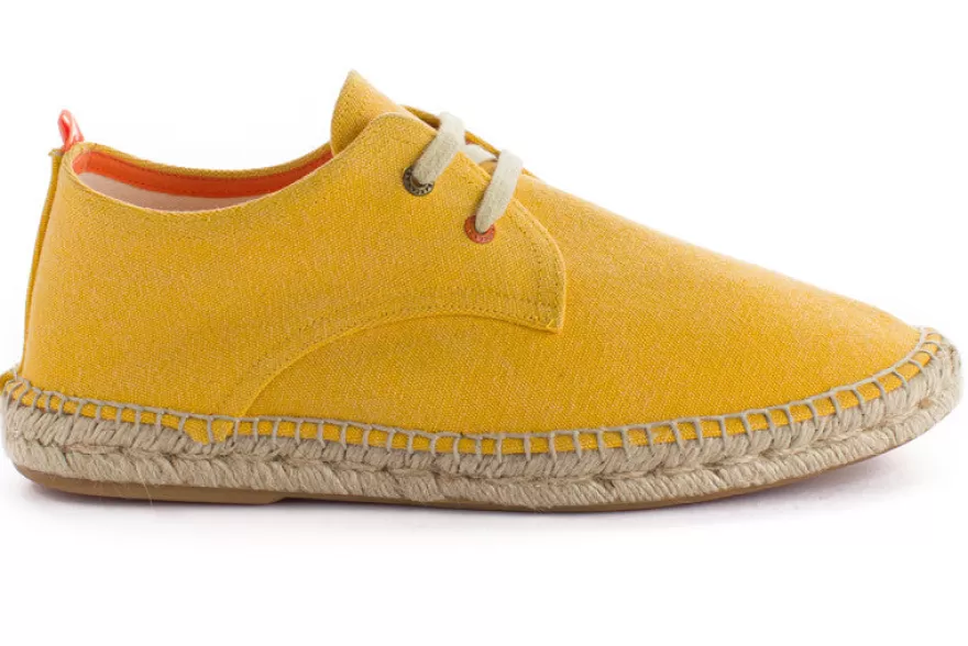 Alpargatas Con Cordones^Abarca Shoes Blucher Terra Amarillo