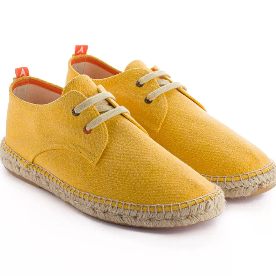 Alpargatas Con Cordones^Abarca Shoes Blucher Terra Amarillo