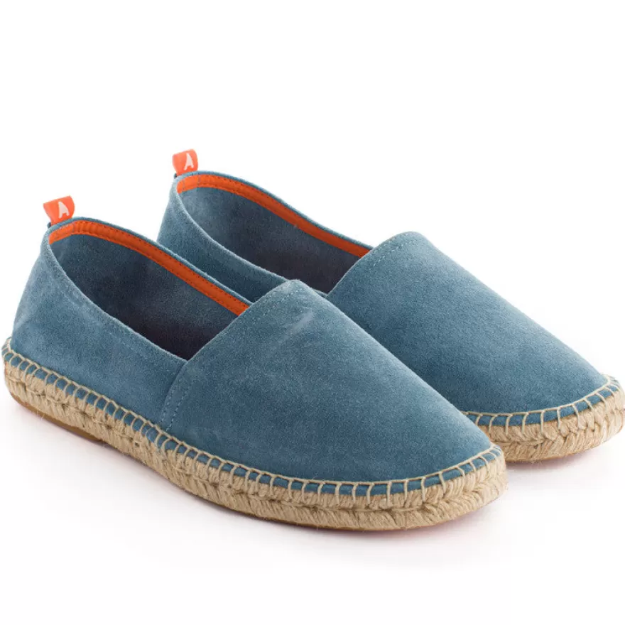 Alpargatas De Verano^Abarca Shoes Camping Piel Cielo