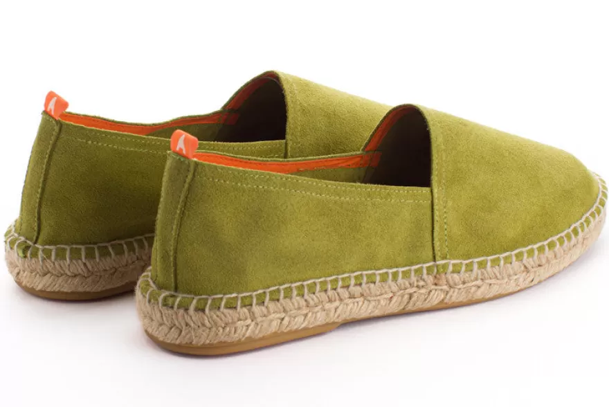 Alpargatas De Verano^Abarca Shoes Camping Piel Kaki 16