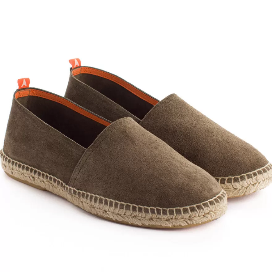 Alpargatas Yute^Abarca Shoes Camping Piel Kaki 19