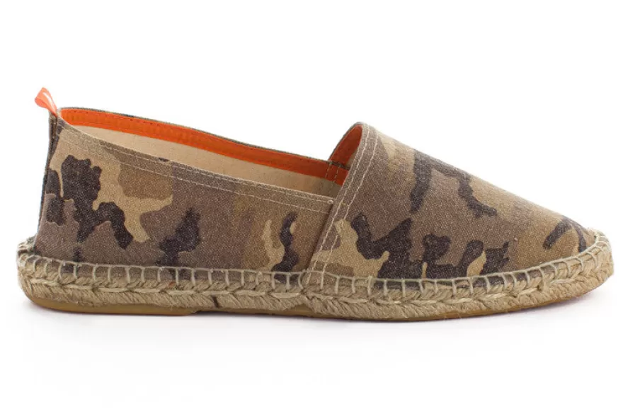 Alpargatas Yute^Abarca Shoes Camping Terra Camuflaje Camel